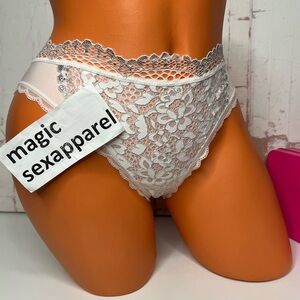 VS M L XL SUPER SOFT BODY BY VICTORIA WHITE PANTY